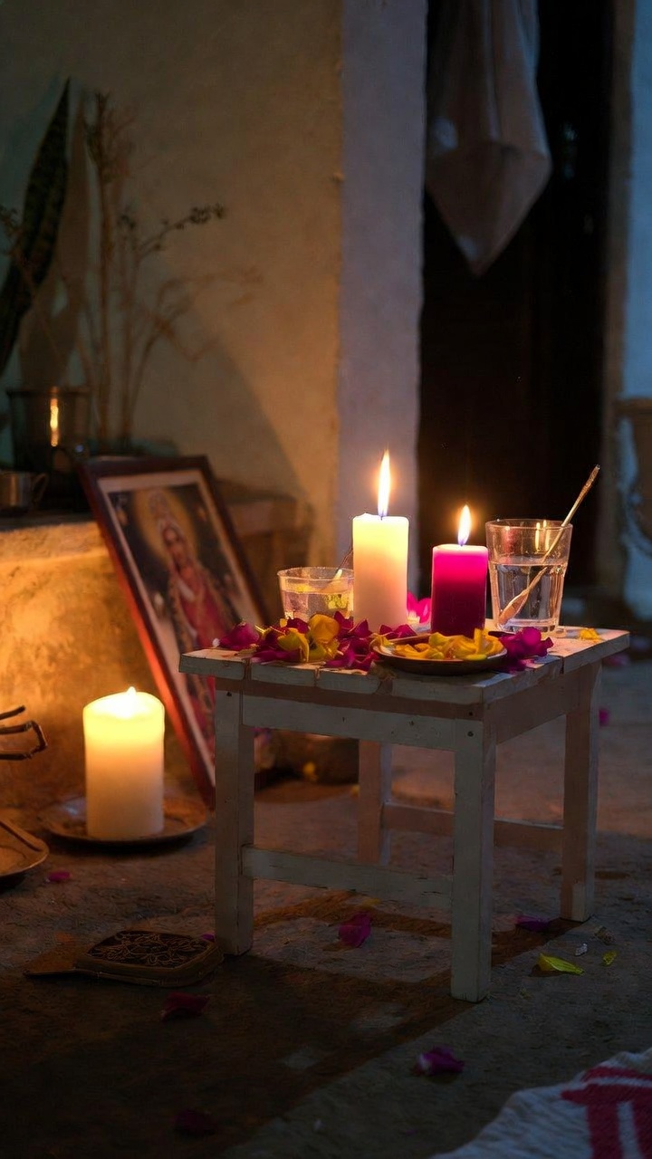 ritual de Endulzamientos con velas rojas y miel